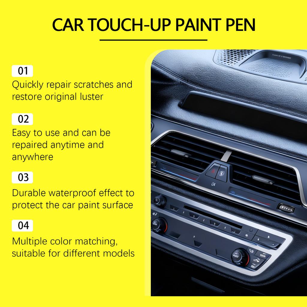Car paint -up pen  car paint   scratch care  car body restoration  maintenance  and pen. 3ml