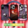 Capa de Celular Arte Psicodélica Tame Impala Para iPhone 16,15,14,13,12,11,Pro,Max,Plus,Mini Nova Carregamento Sem Fio Magnético Magsafe