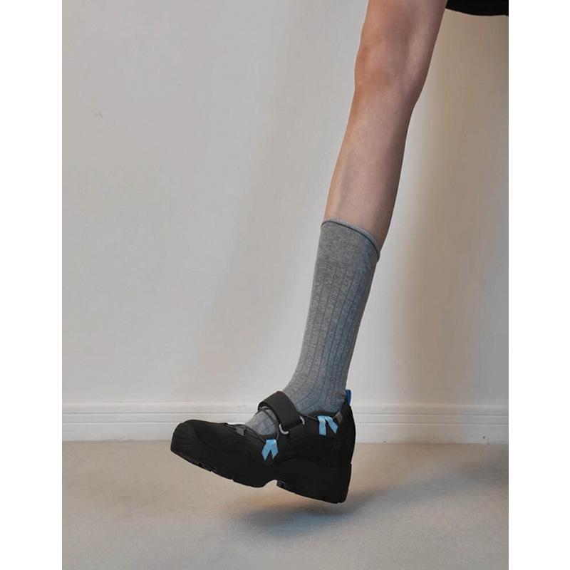 Sheepskin Version~ Genuine Leather Thick-soled Inner Height Increase of 7cm Mary Jane New Korean Version Retro Ballet Sneakers Women's Single Shoes