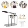 Durable No Assembly Manual Juicers Practical Manual Juices Press 500ml Measuring Cup Rustproof Stainless Steel Design