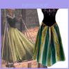 Rochie de Prințesă Anna Înghețată pentru Adulți Costum de Sărbătoare Rochie de Spectacol Rochie de Prințesă Anna