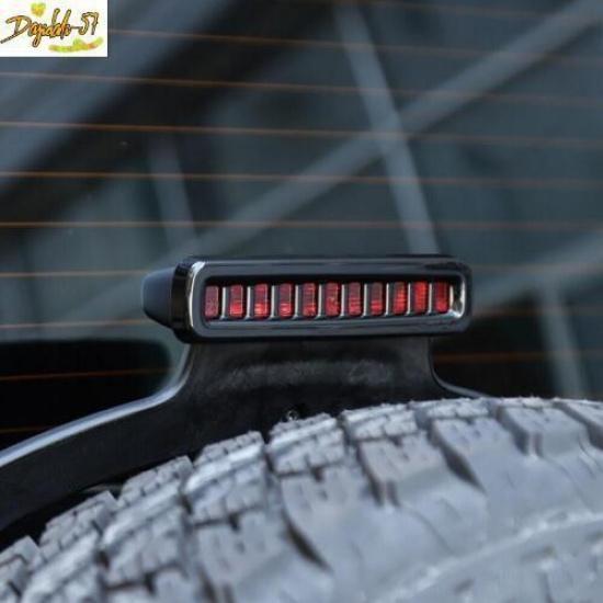 Glossy Black High Brake Light Lamp Cover Trim Fit For Jeep Wrangler JL 2018-