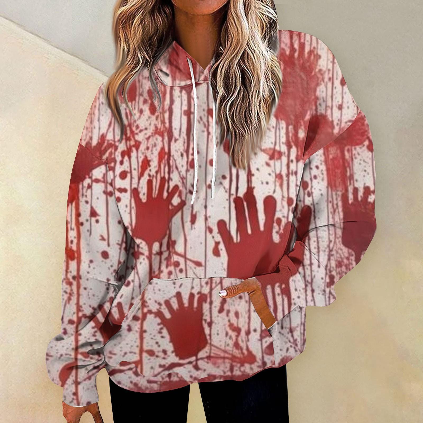 Женская модная толстовка с принтом — фото 4