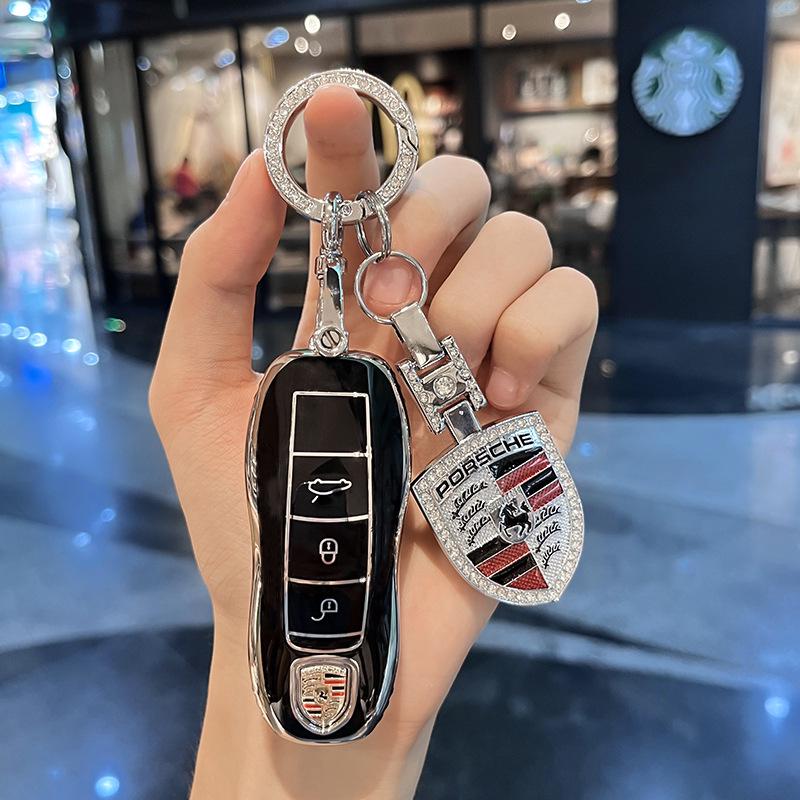 Porsche Key Shell Cover for Cayenne, Macan, Panamera, 718/911