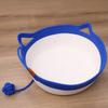 Cat Bed Basket Cotton Rope Woven Pet Bed Breathable Cat Ear Pet Sleeping Basket with Ball Toy for All Seasons Medium Large Cats