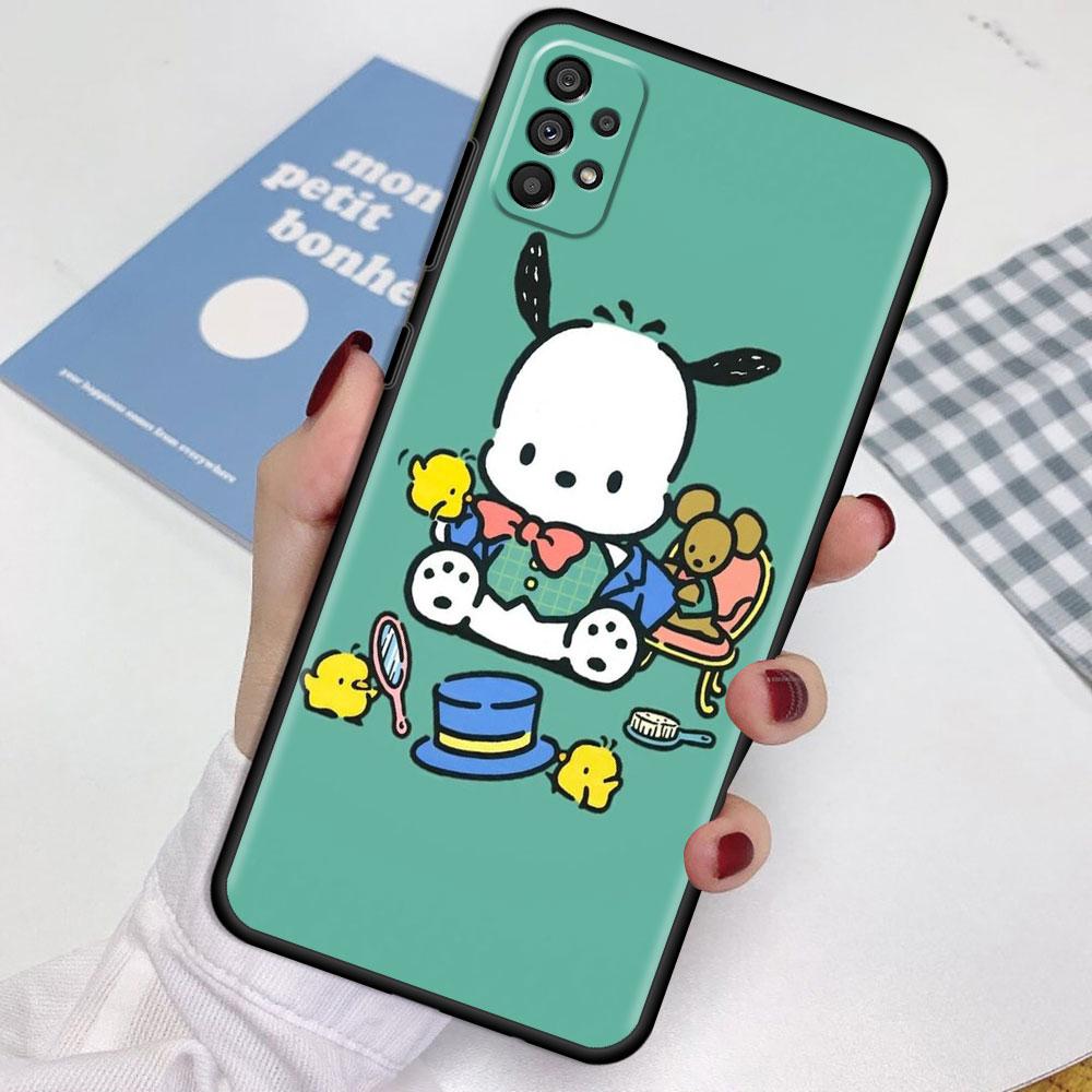 

Чехол для Samsung Galaxy A52 A12 A32 A51 A21s A71 A13 A53 A22 A31 A72 A03 A02s A41 Черный Чехол для телефона Пачакко Samsung A02s