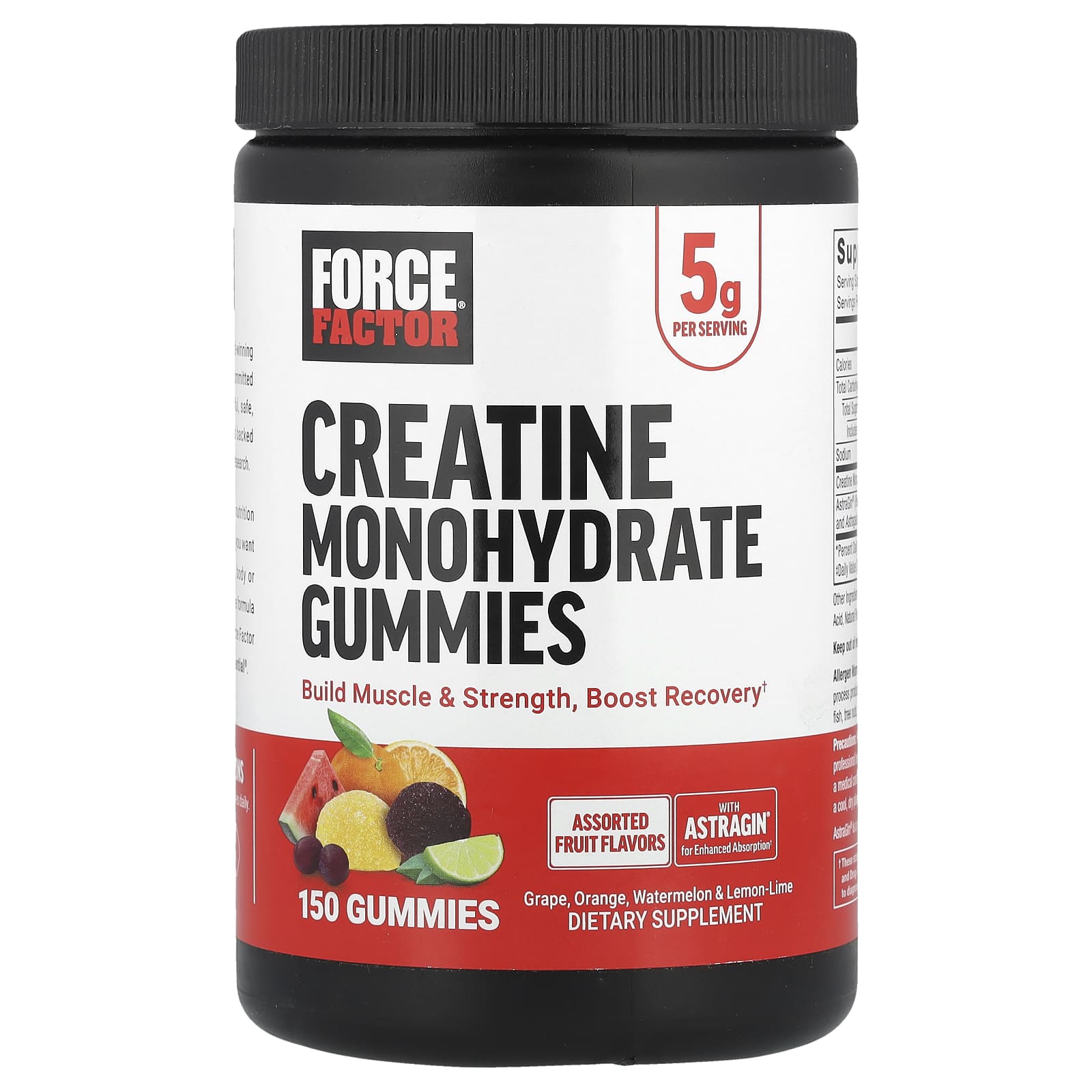 

Creatine Monohydrate Gummies, Mixed Fruit, 150 Gummies
