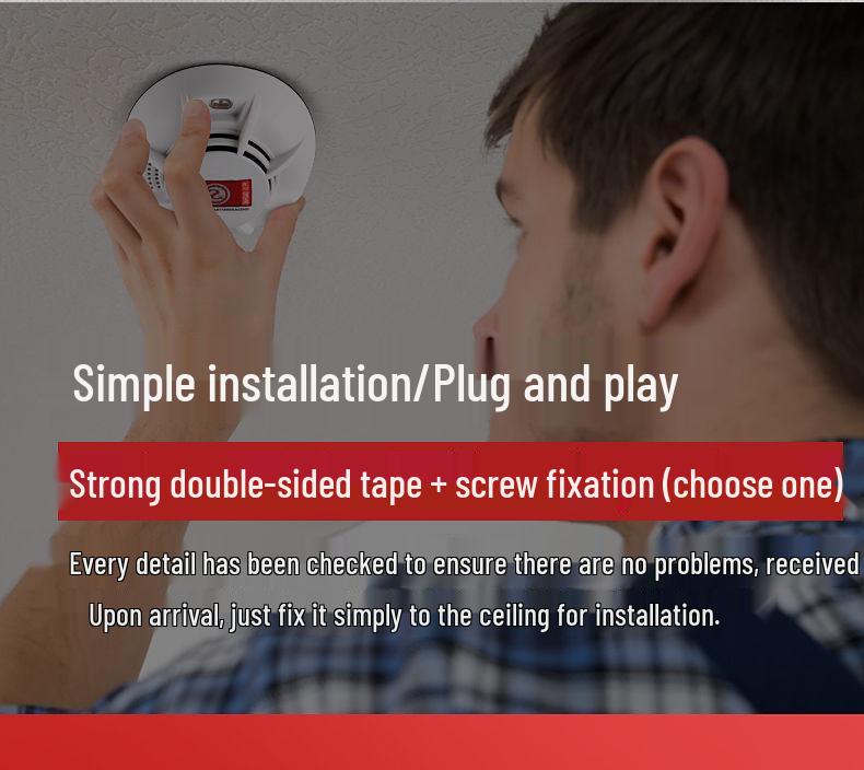 Vernetzter Rauch- und Feuermelder mit 3C-Zertifizierung für den Heim- und Gewerbeeinsatz