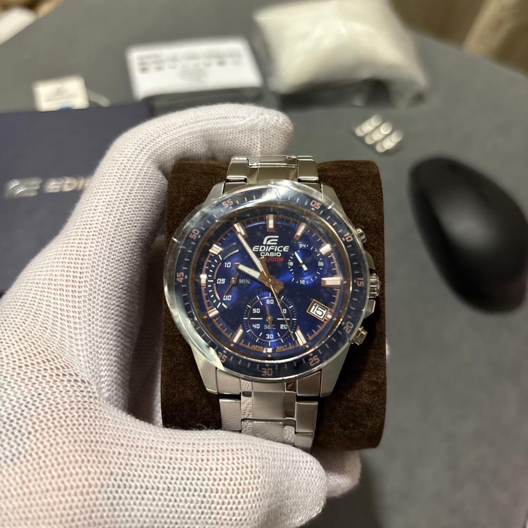 CASIO EDIFICE EFV-540D-2A Chronograph new unused item