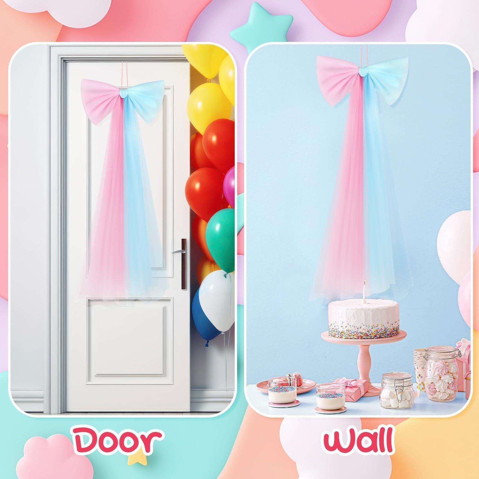 

Большой бант, украшение дня рождения, свадебное украшение, макет места проведения мероприятия, украшение фоновой стены One Size