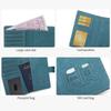 Passport Cover PU Passport Bag Card Holder Passport Clip Portable Storage Bag  Men