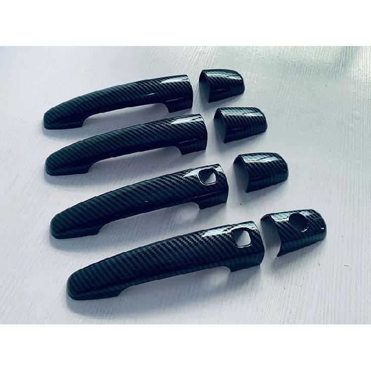 For Suzuki Swift ZC ZD 2024 2025 Car Accessories ABS Chrome Door Handle Cover With Smart Key Hole Catch Cap Trim Molding