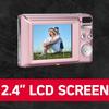 Digital Camera - AGFA PHOTO - DC5500 - 24 Megapixels - 8x Digital Zoom - Pink