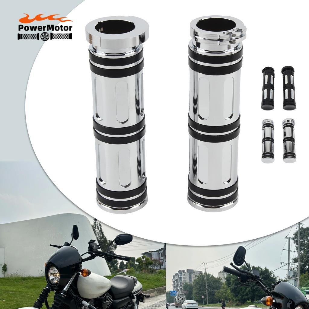 For Harley Sportster 883 Enduro Motorcycle CNC Hand Grips 1200 XL Dyna Softail 1996-2015 Aluminum Handlebars Accessories