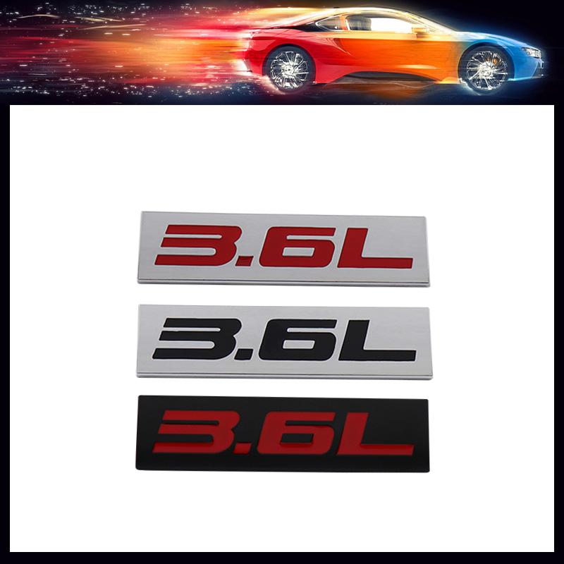 Premium 3.6L 3.6 L for Universal car Engine Hood Fender trunk Tail Rear Bonnet Nameplate Decal Emblem Badge Sticker