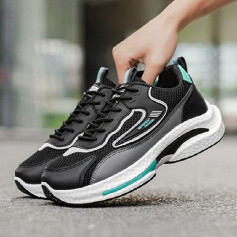Fashion Fashion Men's Sneakers 2025Summer New Breathable Casual Shoes Outdoor Training Shoes Lace Up Sport Running Shoes Tenis Masculino