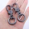 2pcs Metal Folwer Keychain Key Clips Key Ring Key Chain Rings Keyring for Home Car Key Organizer