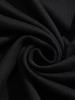 New Pink Floral Print Loose Slimming T-Shirt - Women's Short Sleeve Black Round Neck Top