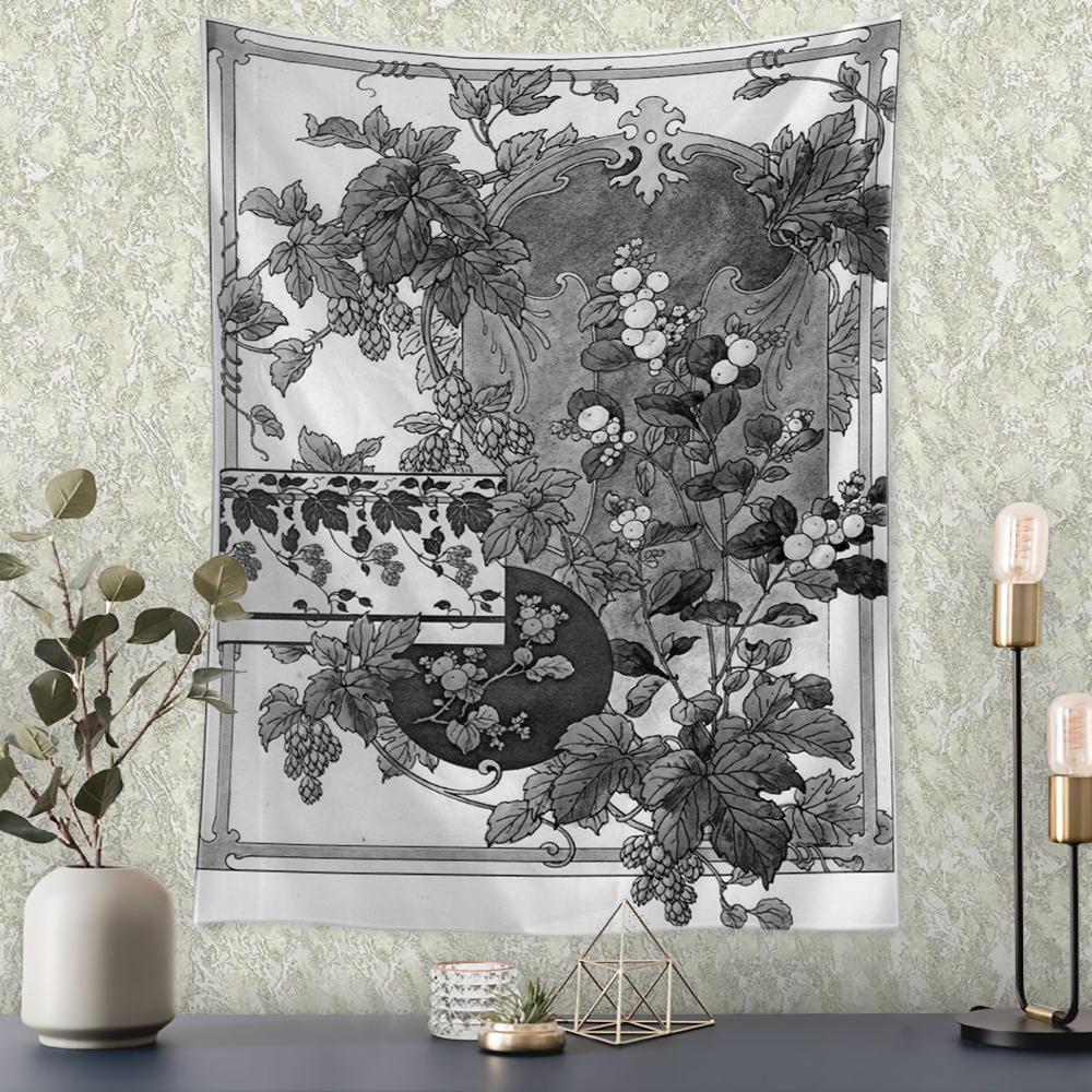 

Европейская Ретро Цветочная Рельефная Картина Настенная Гобелен Богемный Домашний Принт Фон Ткань Художественный Декор Комнаты Гобелен 95x70cm