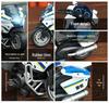Toy Police Car & Motorcycle Set for Boys' Birthday