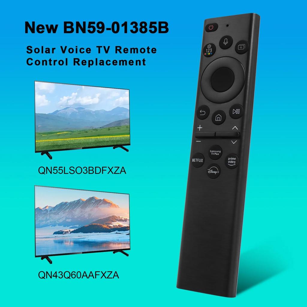 BN59-01385A Solar TV Remote Replacement for Samsung Frame TV Remote Control with Voice Bluetooth Rechargeable Solar Cell