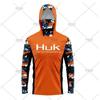 Mens Quick-Dry Fishing Hoodie With UPF Protection Breathable Bamboo Fiber Outdoor Sportswear Angling Cycling