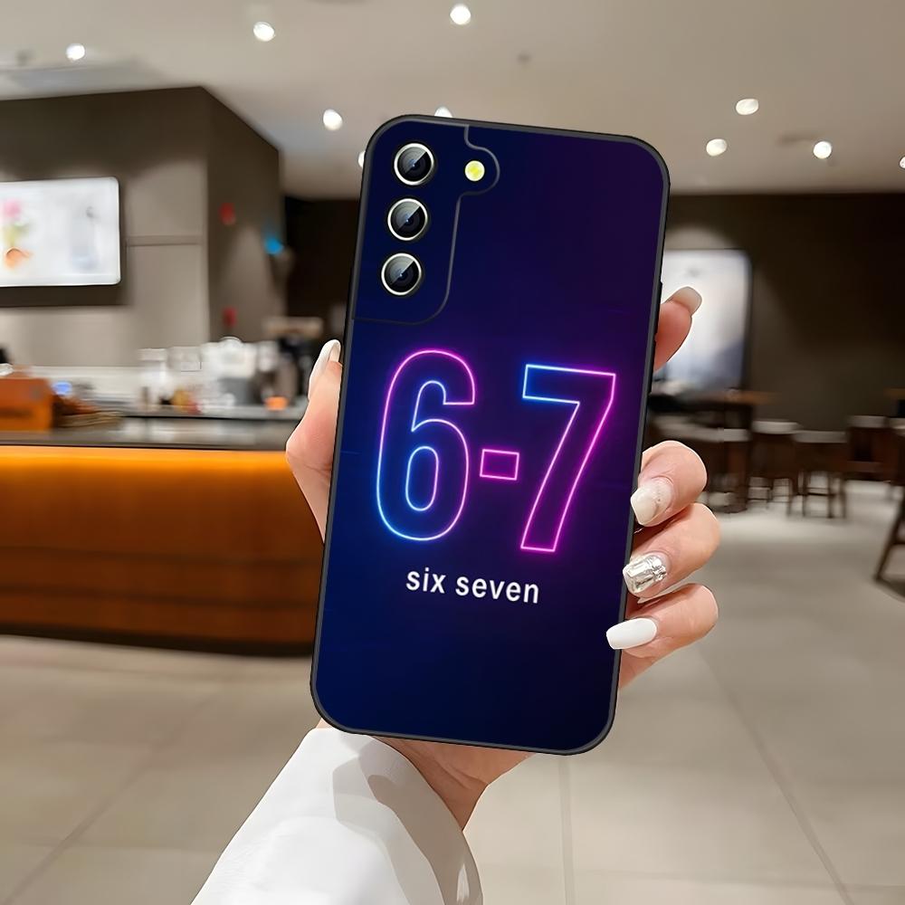 67 Six Seven Phone Case For S25 Samsung S26 S24 Ultra S22 S23 S20 Fe S21 Plus A54 A34 A16 A53 Back Cover