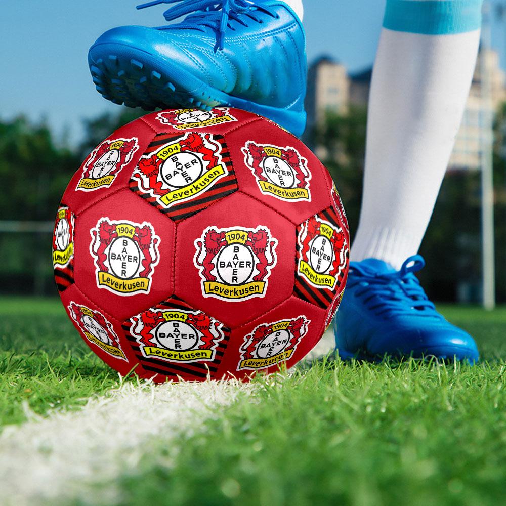 Bayer 04 Leverkusen Football Club Indoor Size 5 Soccer Ball Colorful Machine Stitched PVC Competition Ready Durable High-Bounce