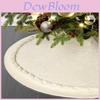 Christmas Tree Skirt Knitted Tree Skirt With Modern Style For Holiday Decor
