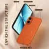 Luxury Goat Skin Leather Magnetic Ring Phone Case for POCO X8 Pro X8 Pro Max Redmi Turbo 5 5Max 4Pro K90/K80 Pro Max Back Cover