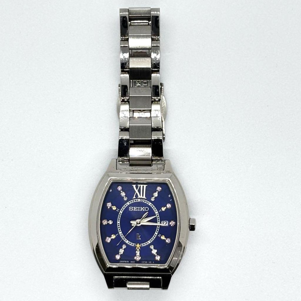 [USED] [Limited Edition] Seiko Lukia Radio Wave Solar Blue Dial 1B22-0BC0