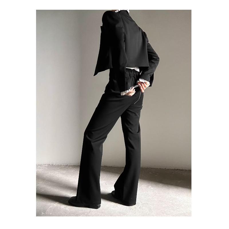 Vintage Black Bottoming Shirt Women Stand Collar Ruffles Slim Blouses Japanese Victorian Long Sleeve Blusas