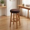 Soft Elastic Round Stool Chair Cover Wear-resistant Chair Seat Protector  Bar Counter