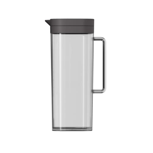 Asvel Barley Tea Pot, One-Push, Bio SP-200, Square, 2.1L, Black, Stylish