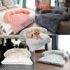 Popular Plush Dog Bed with Blanket - Cozy Pet Nest and Dog Sofa
