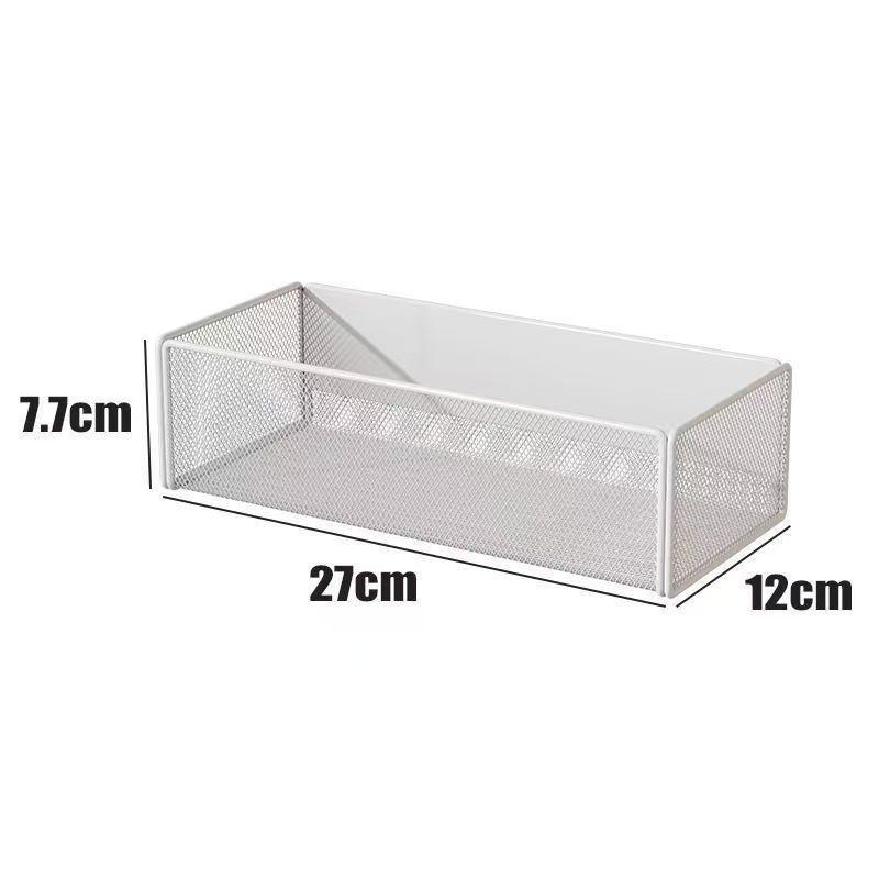 Heavy Duty Metal Magnetic Refrigerator Storage Rack Large Capacity Space Saving Organizer for Pantry Snacks