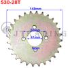 530 Chain 28T/31T/32T/35T/37T/40T/41T/45T Teeth Rear Sprocket For ATV Quad Pit Dirt Bike Buggy Go Kart Motorcycle Motor Parts