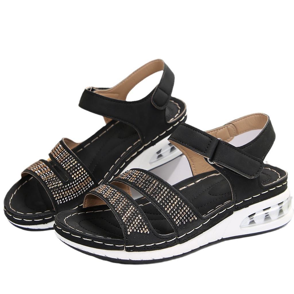 Sandale cu platformă pentru femei Pantofi de vară Sandale cu pane pentru femei Sandale pentru plajă Moda în aer liber Sandale pentru plajă Crește Flats Zapatos De Mujer