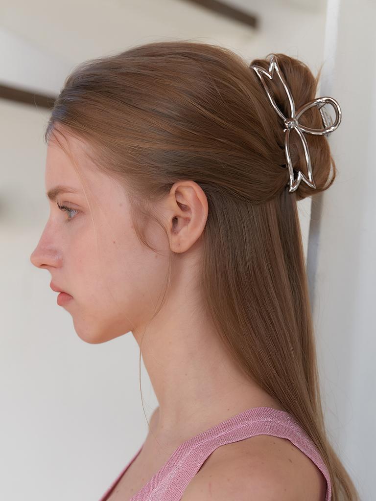 Obla Bow Tie Metal Hair Clip