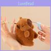 Plush Cartoon Animal Toy Capybara Rabbit Soft Filling Doll Keychain Backpack