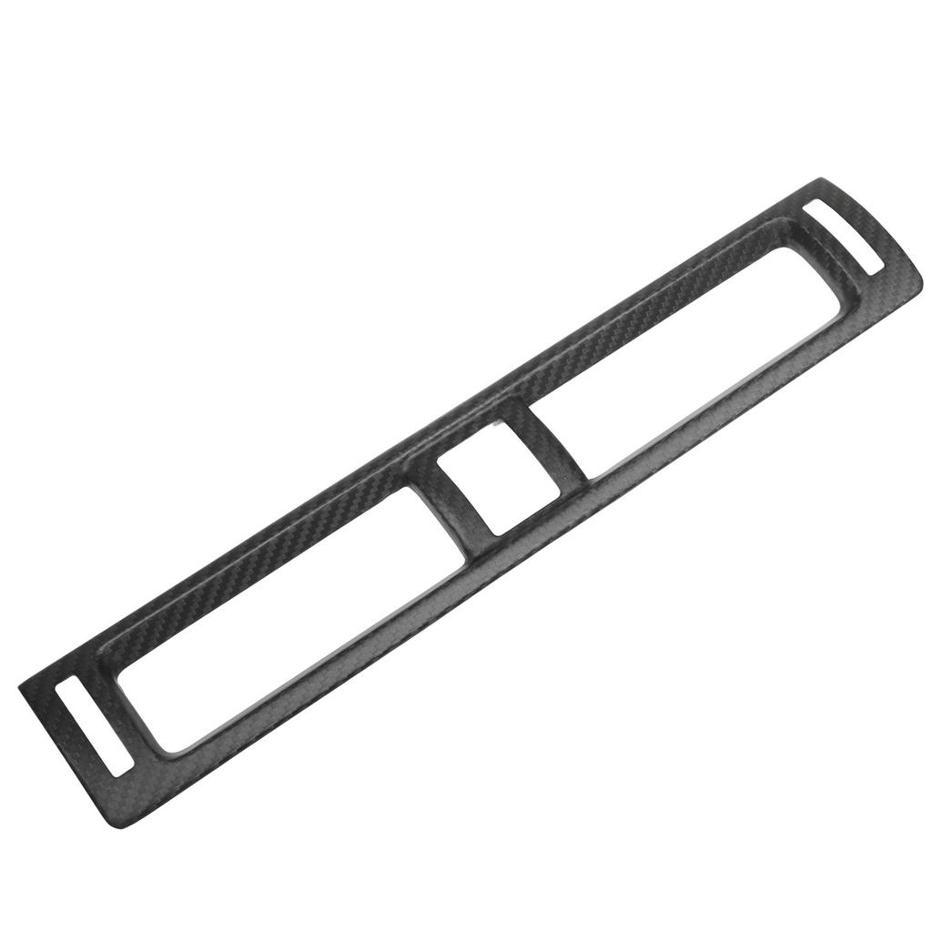 Dry Carbon Fiber Front AC Vent Outlet Frame Trim Center Dashboard Air Vent Cover Replacement for