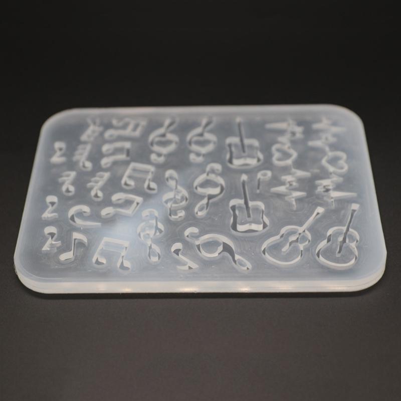 Resin Shaker Füllform, Silikon Gitarrenform Epoxidharzform Füllung Treibsand Guss Füllform für Schmuckherstellung