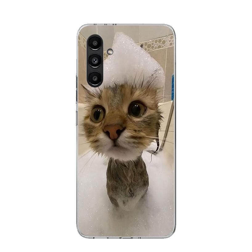 

Pet Cat Funny Memes Phone Case For Samsung Galaxy A16 A14 A15 A13 A56 A54 A55 A53 A26 A24 A25 A23 A36 A34 A35 A33 A05S A04S A03S Samsung A26