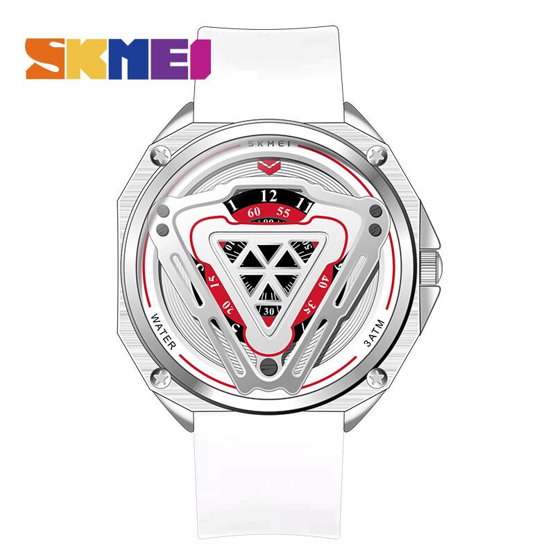 

SKMEI модные спортивные часы японский импортный механизм водостойкий экологически чистый мягкий силиконовый ремешок минеральные зеркальные часы для женщин 7101 белый