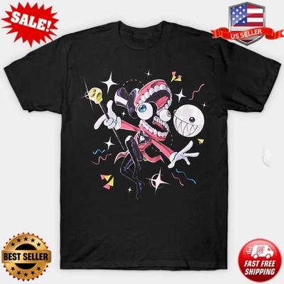 NOUVEAU Le Cirque Numérique Incroyable T-shirt Caine Lavage Foncé S-5XL