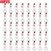 40pcs Creative Bottle Opener Silicone Cute Soft Rubber Bottle Opener Portable Beer Bottle Opener Wine Starter
