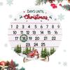 Christmas Countdown 25 Days Countdown Christmas Ornaments Wooden Decoration Door Sign for Indoor Outdoor Wall Fireplace