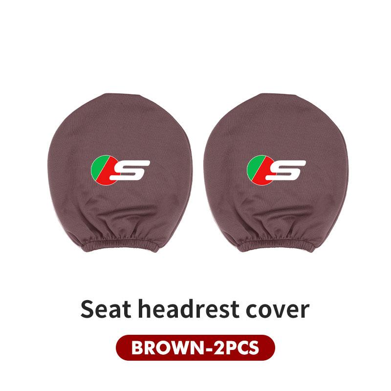 Car Seat Headrest Pillow Cover Dust Dirty-proof Protective Cover Accessories For Jaguar XF XJ XE XK S-Type F-Type X-Type F-Pace SS16