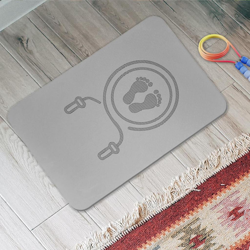 Exercise Mat for Skipping Rope, Indoor And Outdoor Mat, Training Pad with