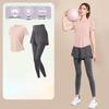 Camiseta Deportiva de Secado Rápido para Mujer: Top para Correr al Aire Libre, Pilates, Yoga